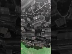 Ekskavatörler için düşük gürültülü kauçuk bantlar / kauçuk bant alt tren 300X52 5X88