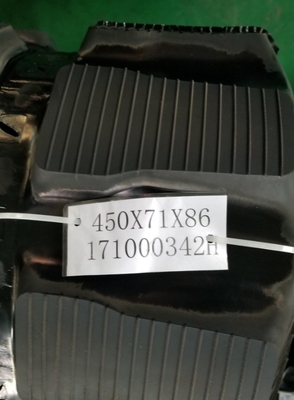 450x71x86 308BSR kazık makinesi lastik pist toplam uzunluğu 71x86 6106mm