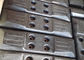 Hafif Dozer Parça Pedleri, Çelik Raylar İçin 450mm Uzunluk Lastik Pedleri