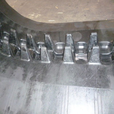 600*125*62 OEM Cralwer Dumper RT800 Dumper Kauçuk Track