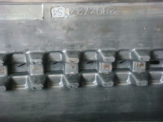 Kauçuk Çizgi 280x72x64 İnşaat Makineleri Parçaları Ekskavatör Mini Ekskavatör Kauçuk Çizgi