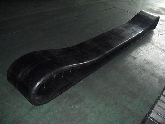 470x152.4x56 Pürüzsüz veya kazınmış desen PF6110 Kauçuk yolları 52 bağlantılı asfalt döşeme parçaları