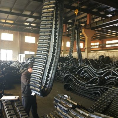 EXKAVATOR Kauçuk Çizgiler 450 X 71 X 86 KUBOTA / HANIX / HYUNDAI için bağlantılar