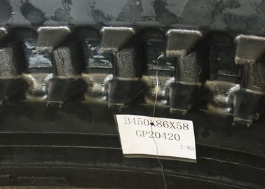 Bobcat T830 T870 için 450 x 86 x 58 boyutlarında lastik raylar