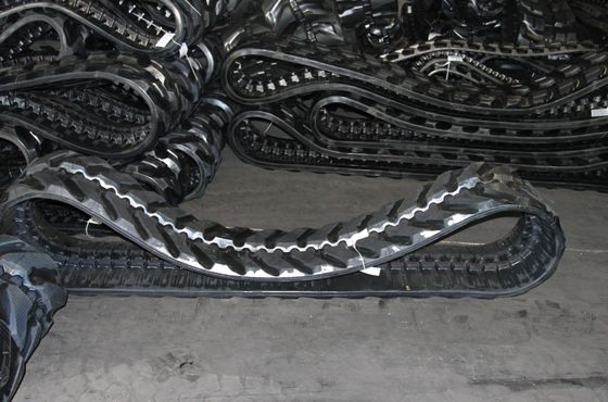 400x72.5x76W inşaat makineleri için kazıcı lastik pist