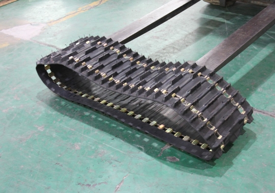500x50.5x56/380x50.5x45/254x64x27 Kar motosikleti için lastik pist montajı Kar süpürgesi Kar motosikleti