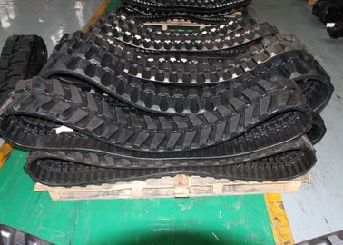 Kubota K028 K030 mini ekskavatörü için kauçuk pist 300x52.5x80