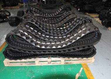 Kubota K028 K030 mini ekskavatörü için kauçuk pist 300x52.5x80