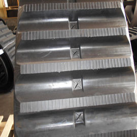 Ekskavatör Hitachi CG70 için Kauçuk Ve Çelik Damperli Kauçuk Parça 650 × 125 × 80