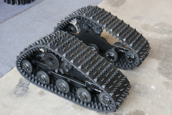 Traktör UTV için 255mm Genişlik Lastik Ray Sistemi 400kg Yükleme