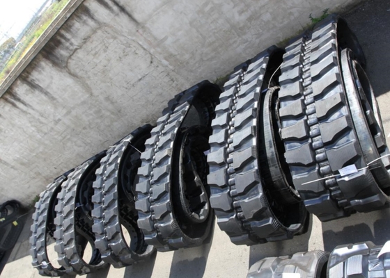 Hitachi EX120 için Siyah 500mm Genişlik Kauçuk Paletli Paletler