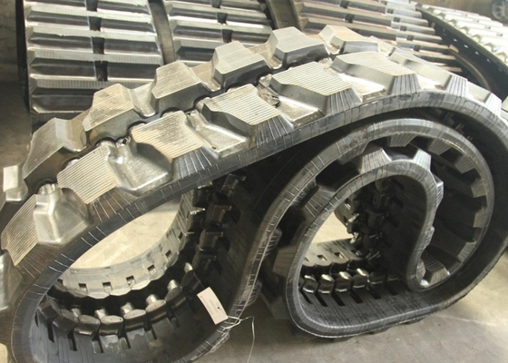 Hitachi EX120 için Siyah 500mm Genişlik Kauçuk Paletli Paletler